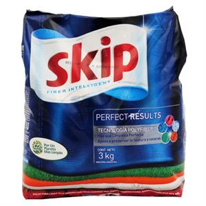 DETERGENTE EN POLVO SKIP PERFECT RESULTS 3KG . Stock Superm@rket - Call