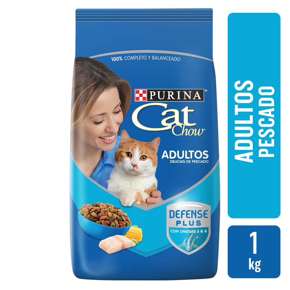 Alimento Para Gatos Adultos De Pescado Kg Cat Chow Bsa Supermercados