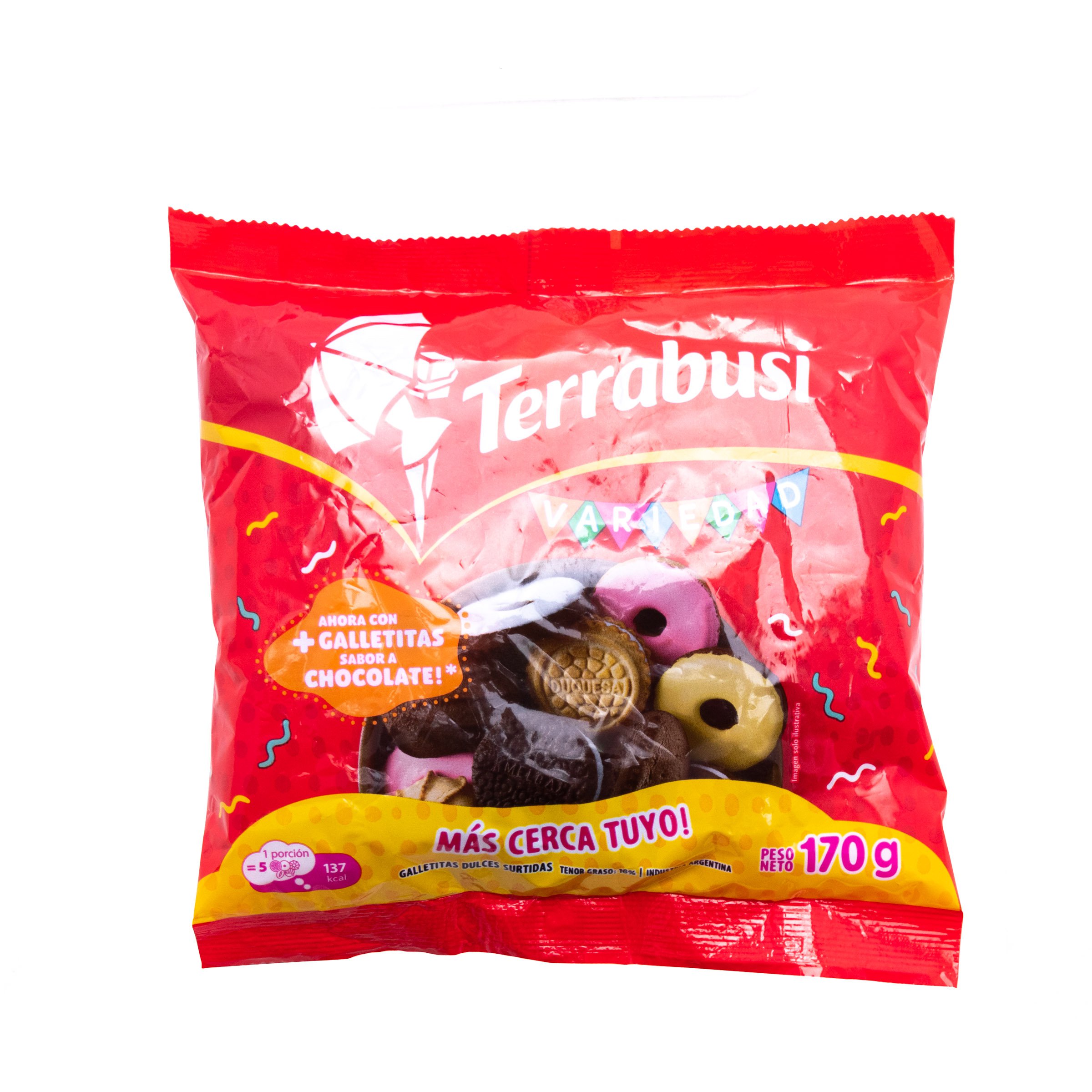 TERRABUSI GALLETITAS DULCES SURTIDAS 170 GR Supermercados Stock